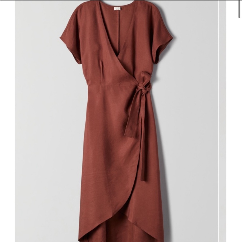 Aritzia wrap dress